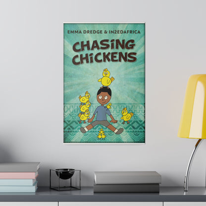 Chasing Chickens - Canvas