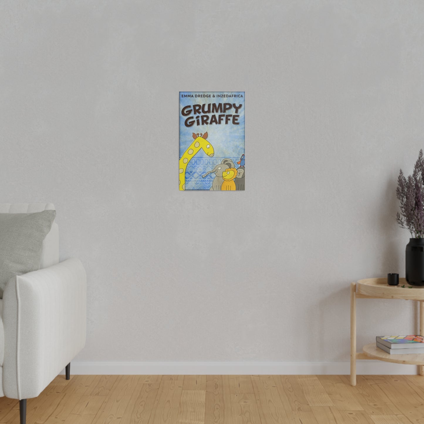 Grumpy Giraffe - Canvas