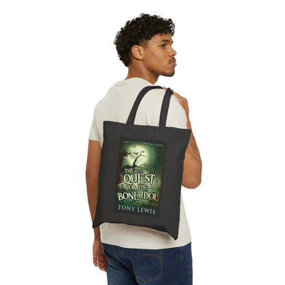 The Quest for the Bone Idol - Cotton Canvas Tote Bag