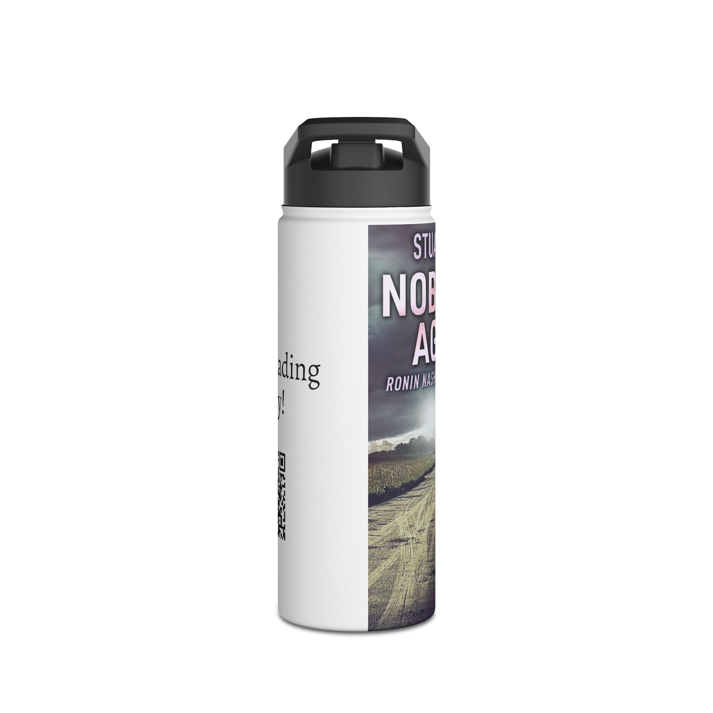 Nobody's Agent - Stainless Steel Water Bottle