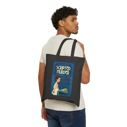 Scripted Murder - Cotton Canvas Tote Bag