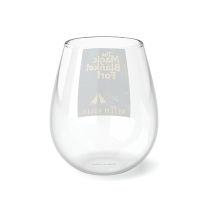 The Magic Blanket Fort - Stemless Wine Glass, 11.75oz