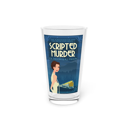 Scripted Murder - Pint Glass