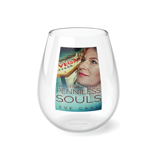 Penniless Souls - Stemless Wine Glass, 11.75oz