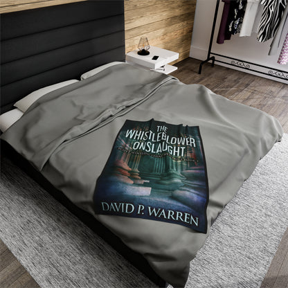 The Whistleblower Onslaught - Velveteen Plush Blanket