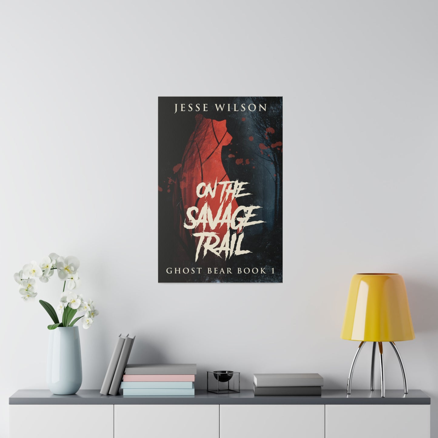 On The Savage Trail - Canvas