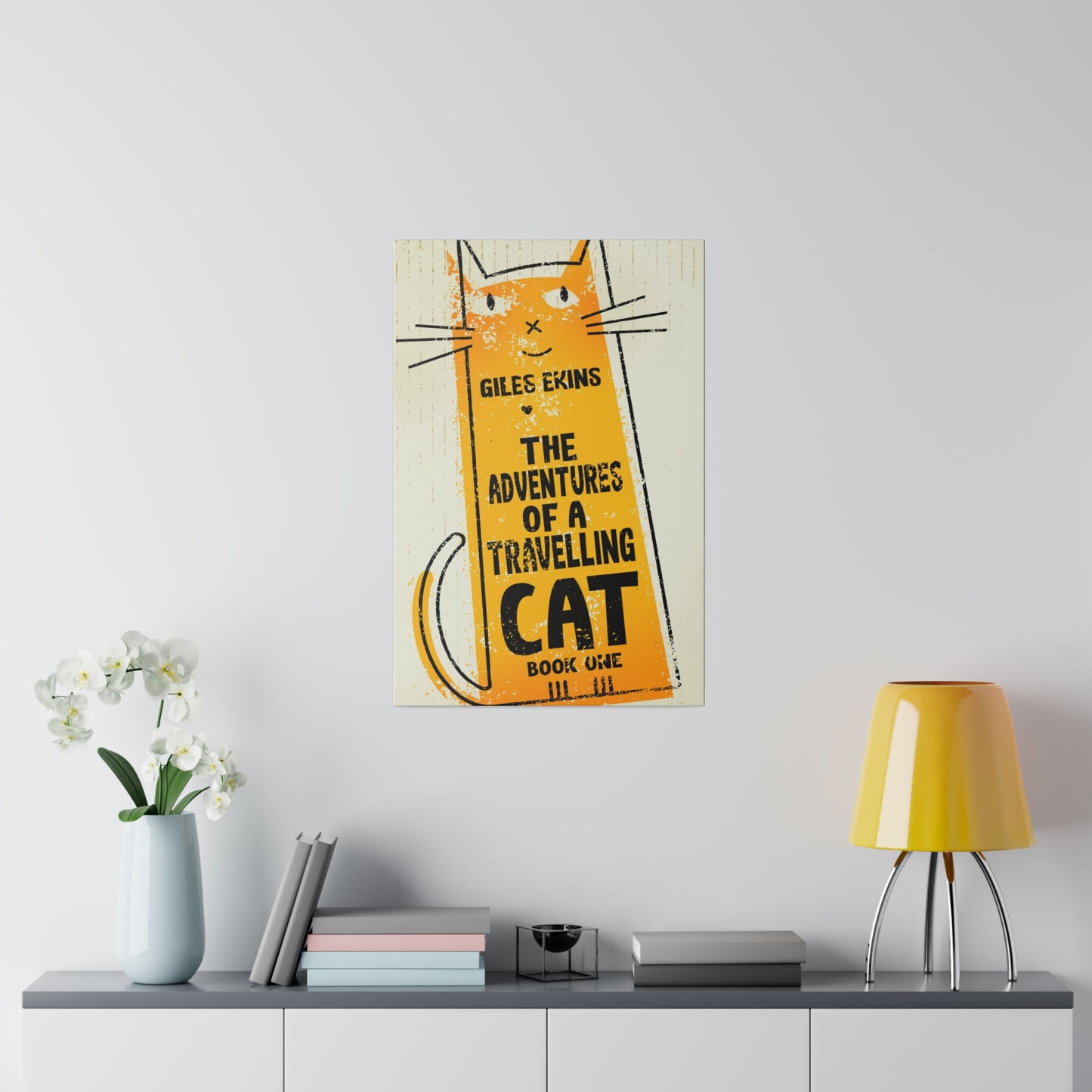 The Adventures Of A Travelling Cat - Canvas