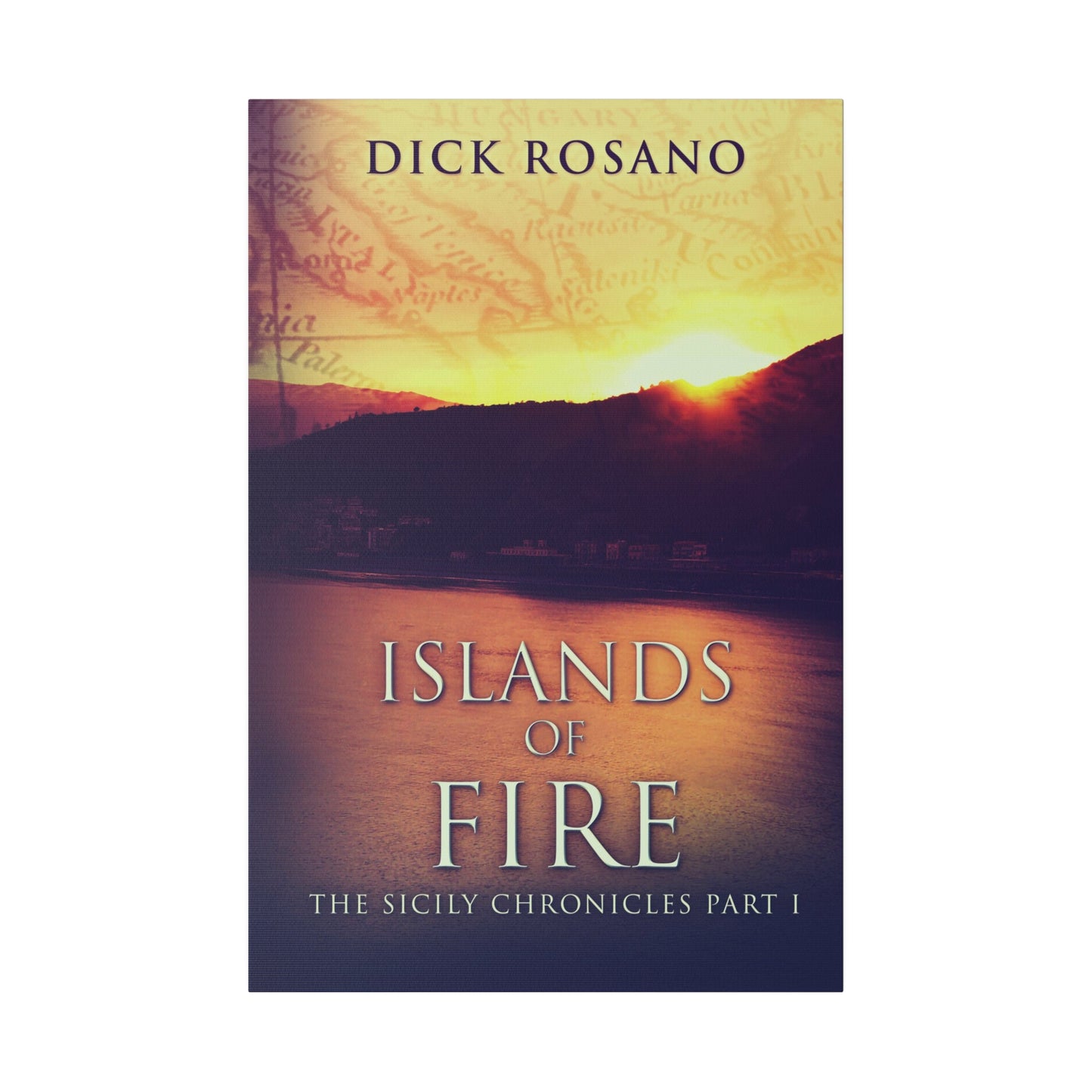 Islands Of Fire  - Canvas