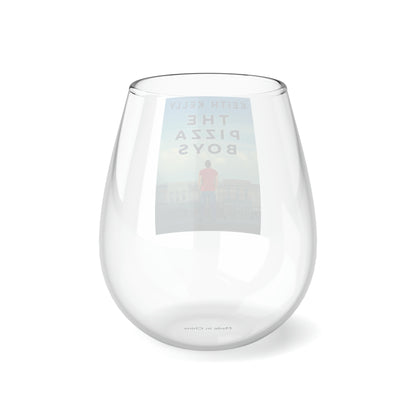 The Pizza Boys - Stemless Wine Glass, 11.75oz