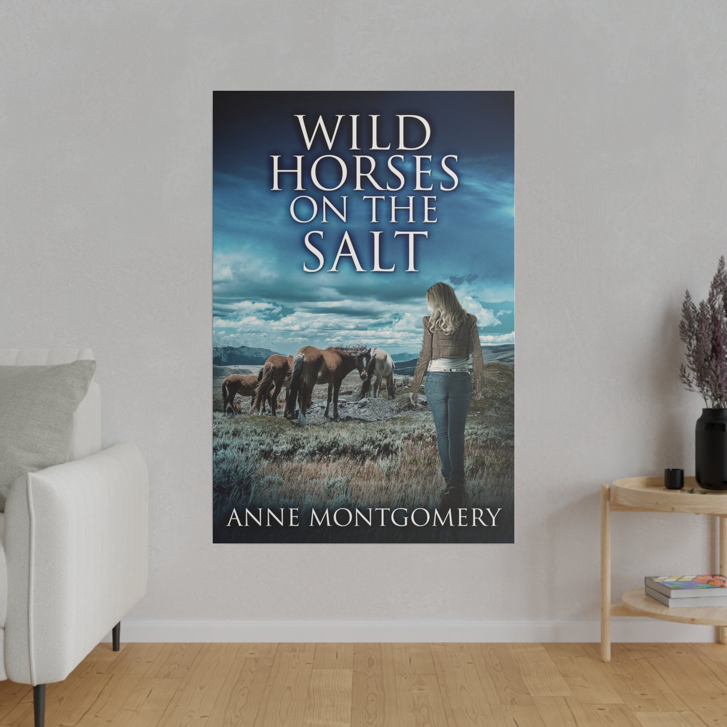 Wild Horses On The Salt - Canvas