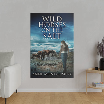 Wild Horses On The Salt - Canvas