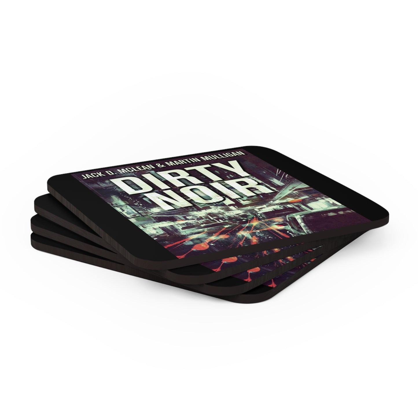 Dirty Noir - Corkwood Coaster Set