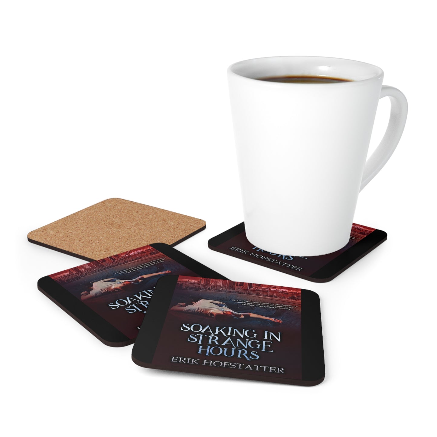 Soaking in Strange Hours - Corkwood Coaster Set