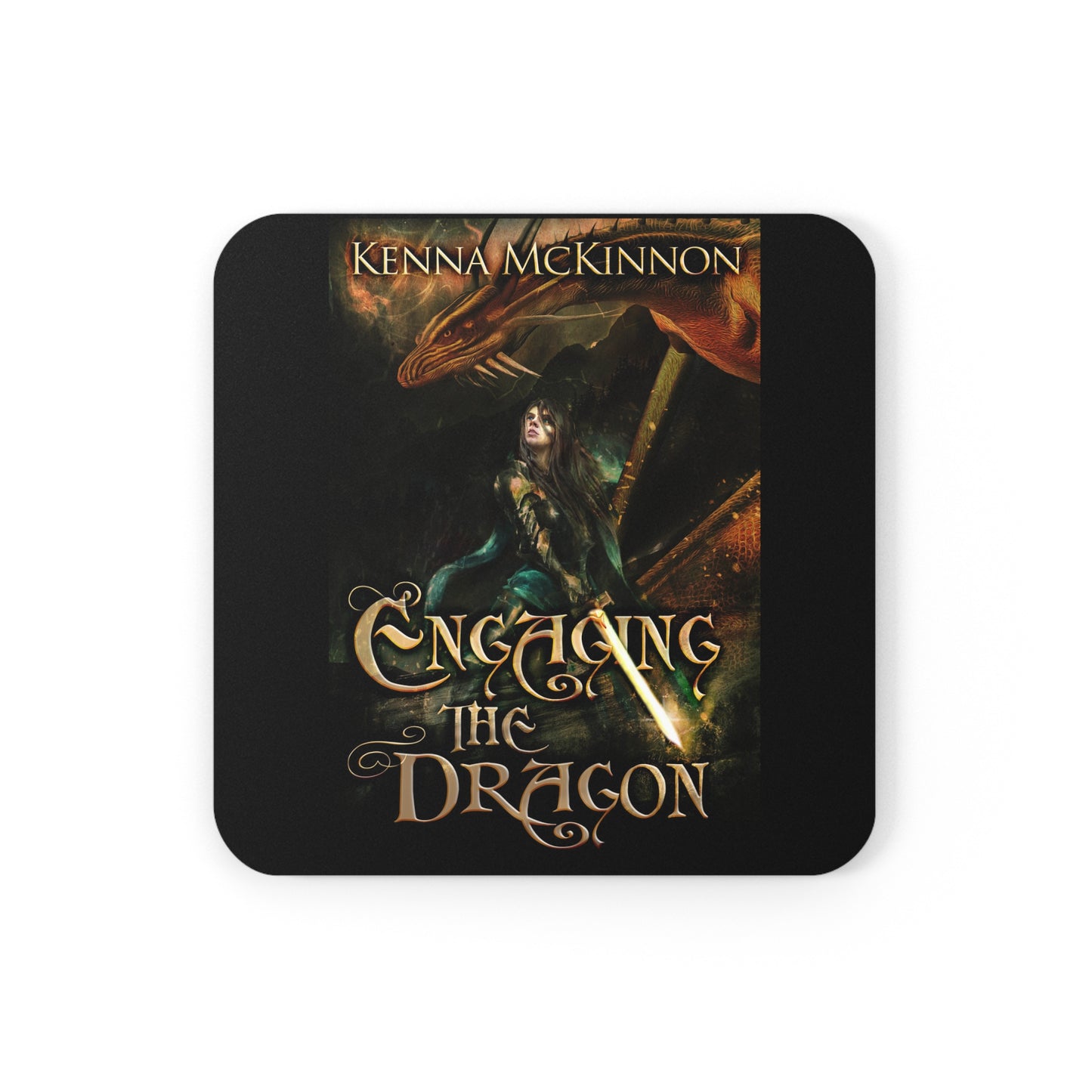 Engaging the Dragon - Corkwood Coaster Set