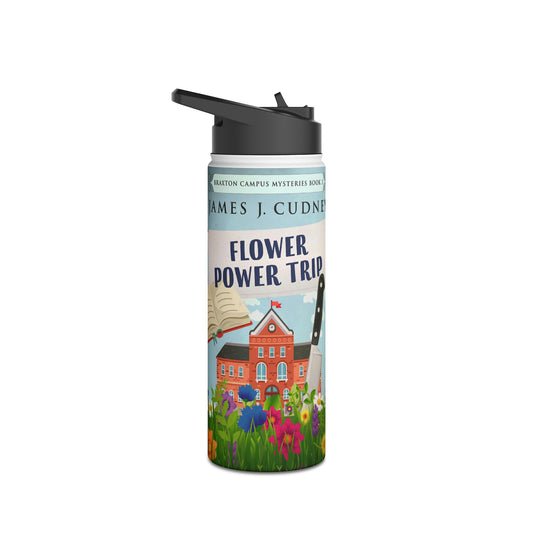 Flower Power Trip - Stainless Steel Water Bottle