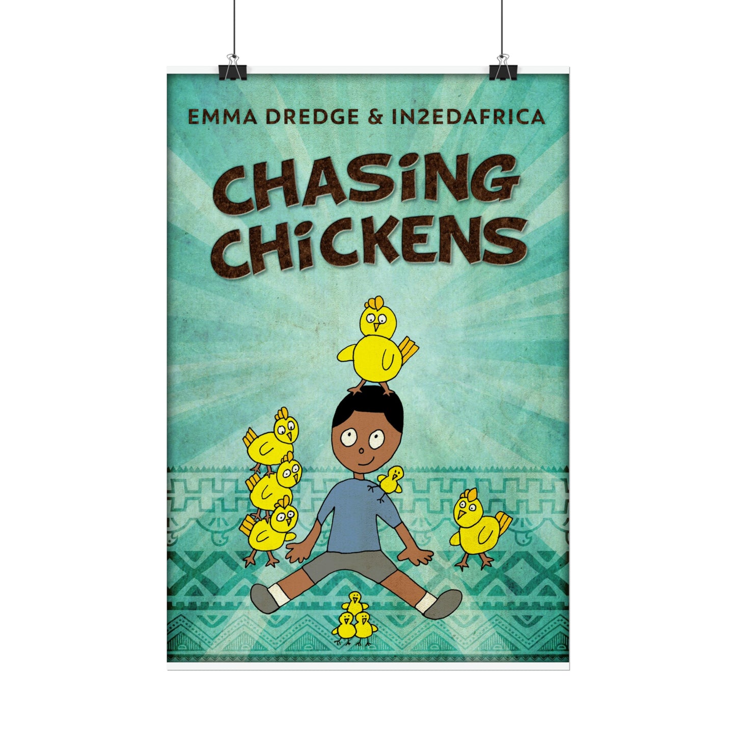 Chasing Chickens - Rolled Poster