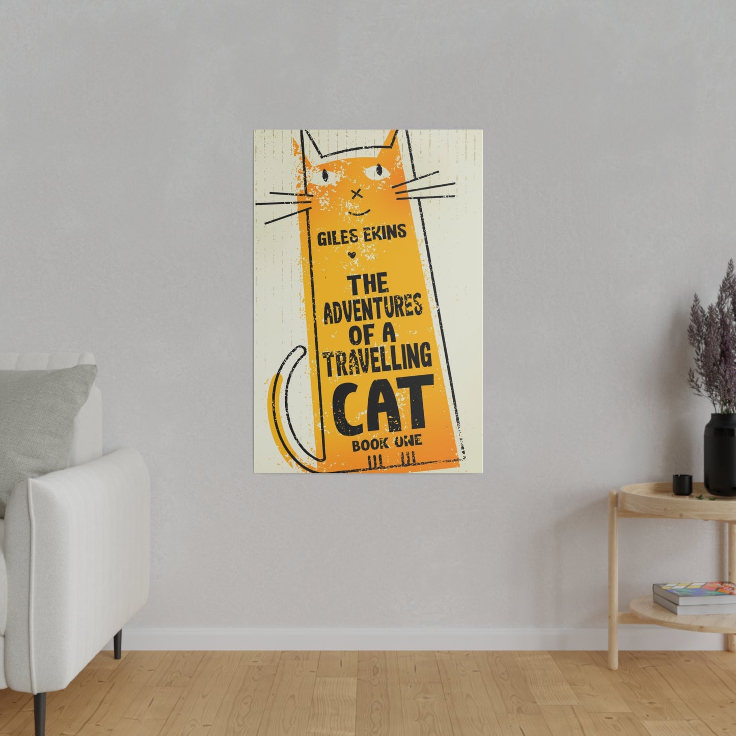 The Adventures Of A Travelling Cat - Canvas