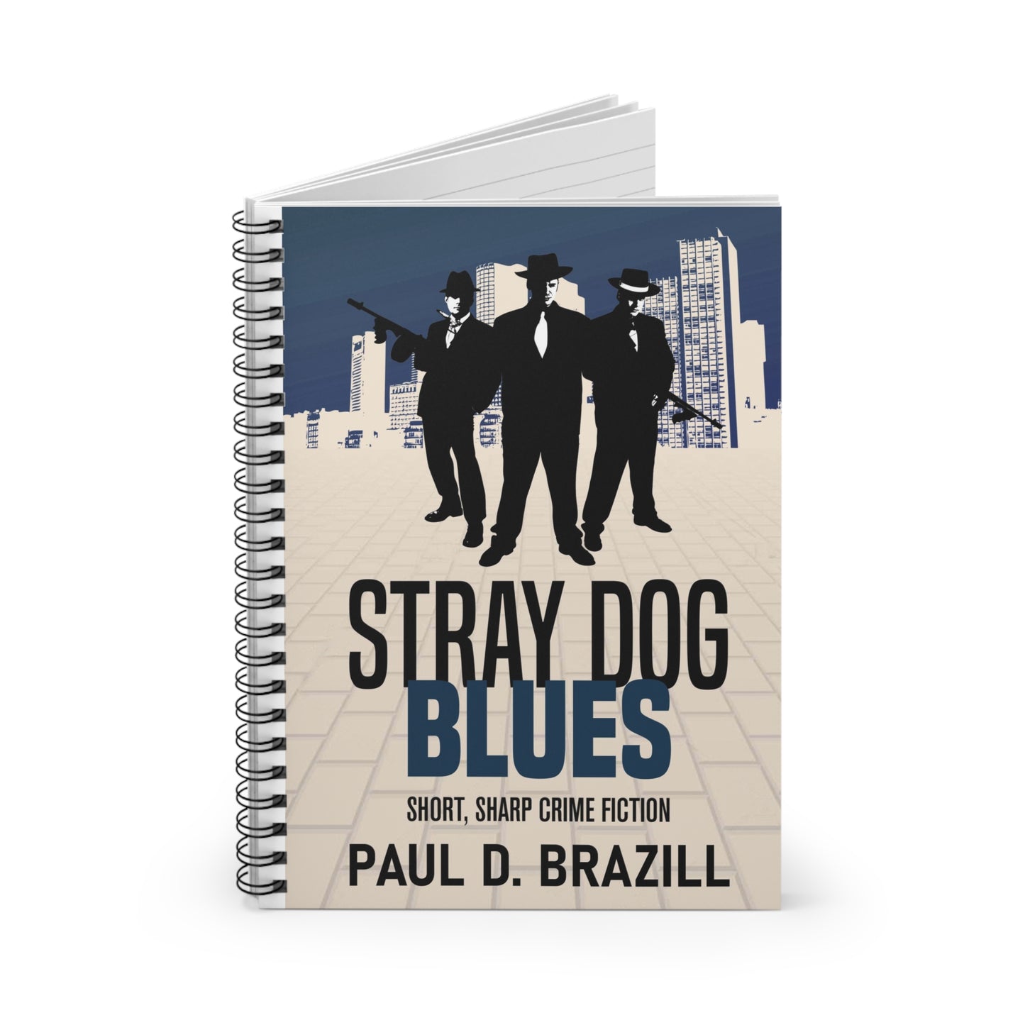 Stray Dog Blues - Spiral Notebook