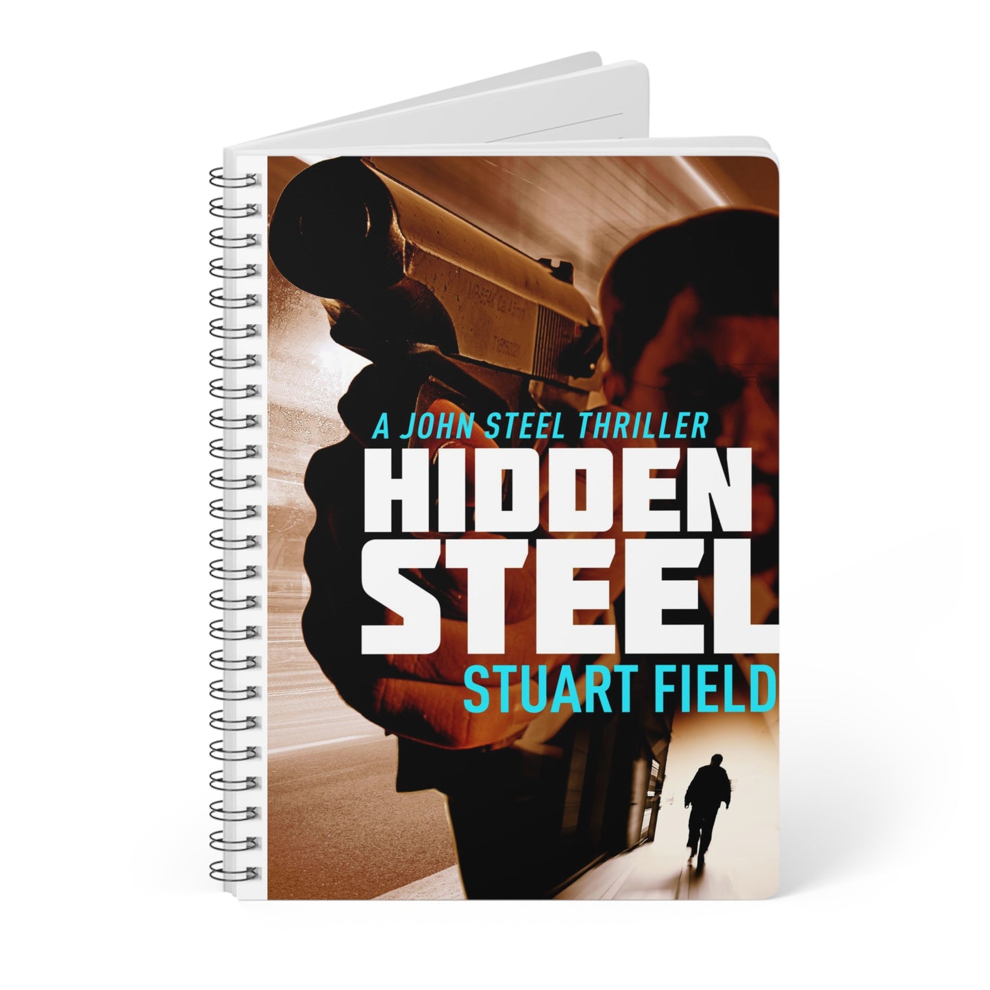 Hidden Steel - A5 Wirebound Notebook