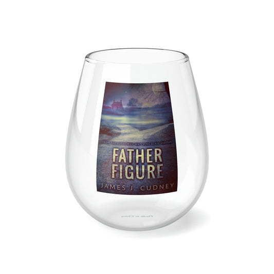 Father Figure - Stemless Wine Glass, 11.75oz