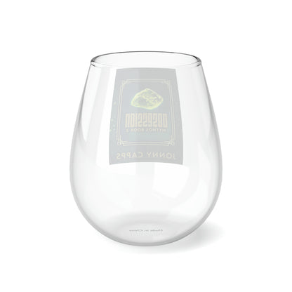 Obsession - Stemless Wine Glass, 11.75oz