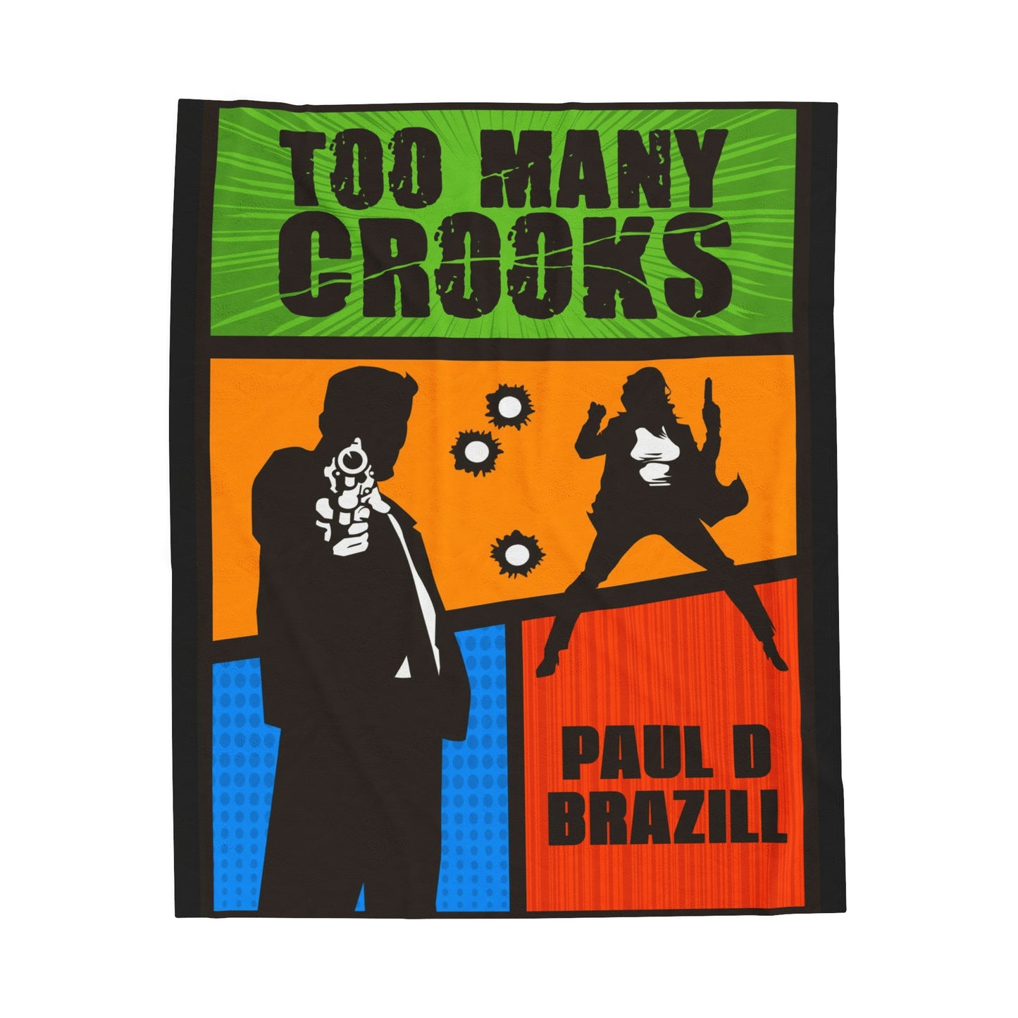 Too Many Crooks - Velveteen Plush Blanket