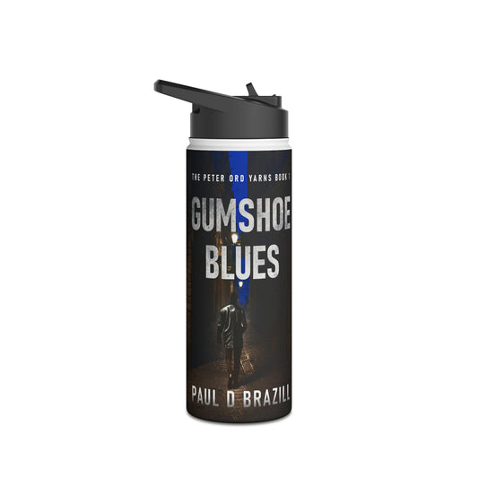 Gumshoe Blues - Stainless Steel Water Bottle