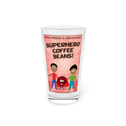 Superhero Coffee Beans! - Pint Glass