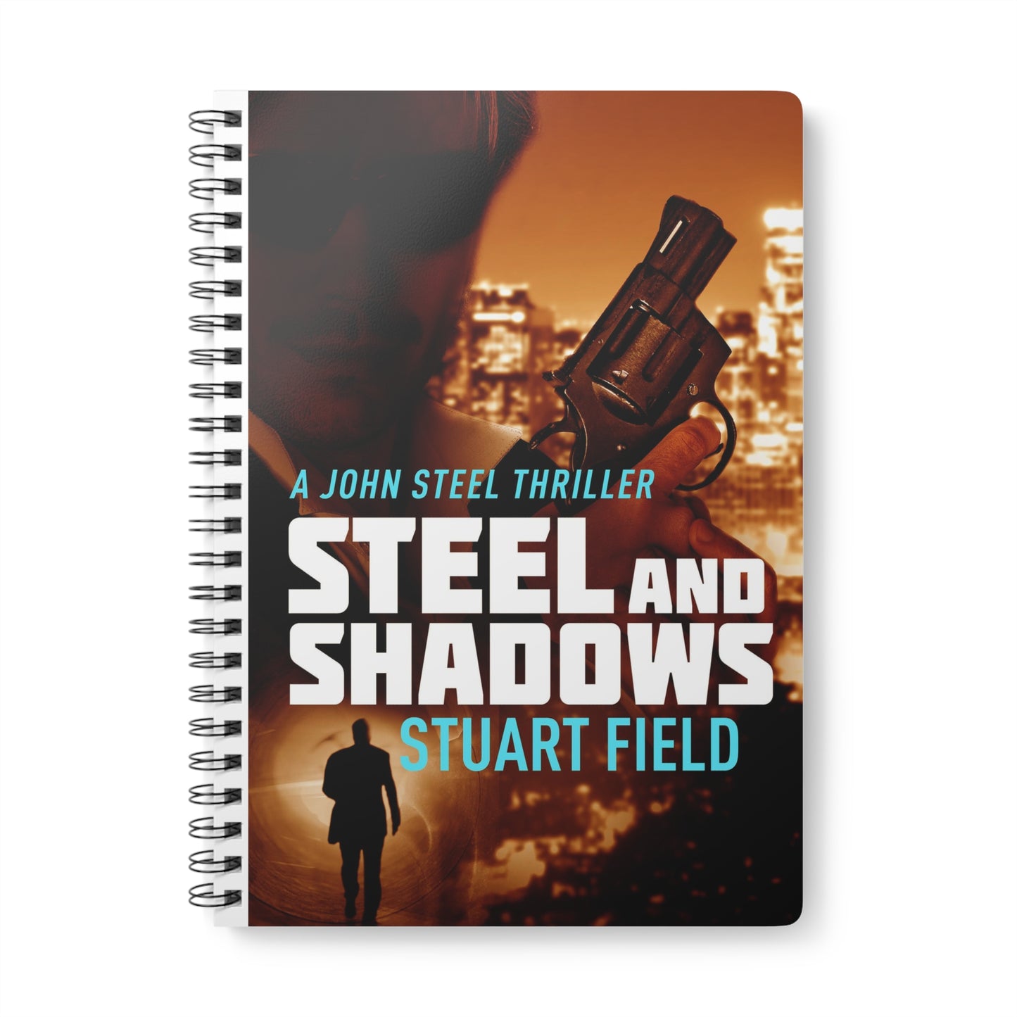 Steel And Shadows - A5 Wirebound Notebook