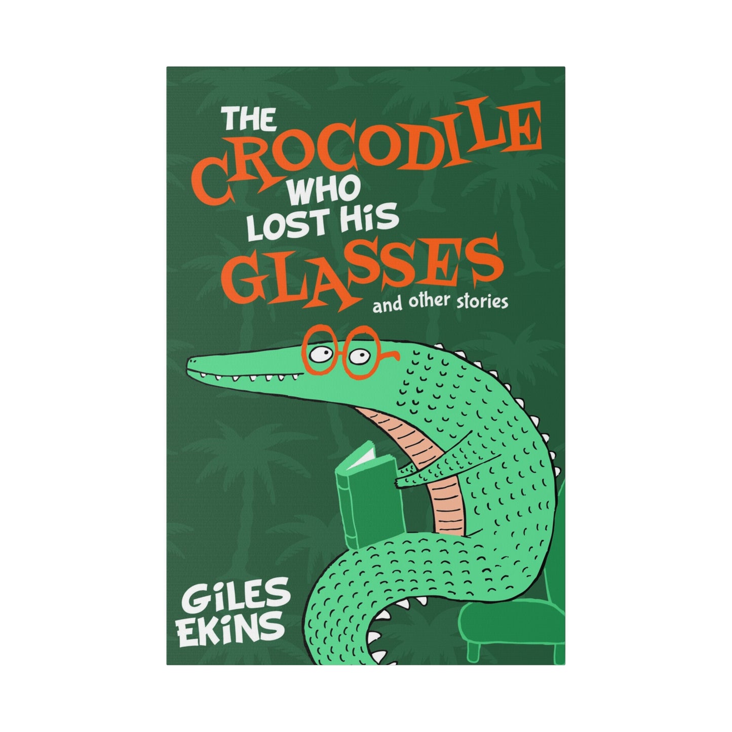 The Crocodile Who Lost His Glasses - Canvas