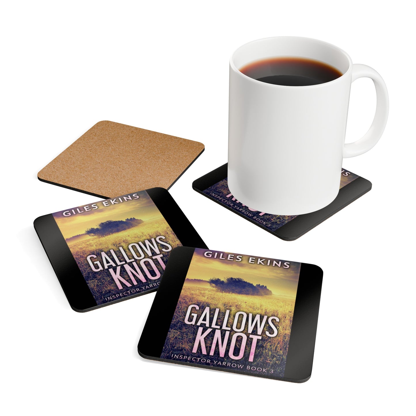 Gallows Knot - Corkwood Coaster Set