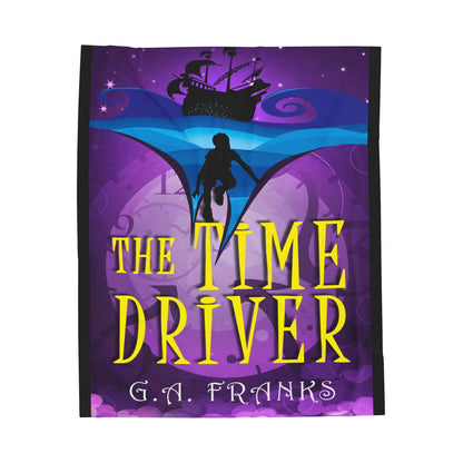 The Time Driver - Velveteen Plush Blanket