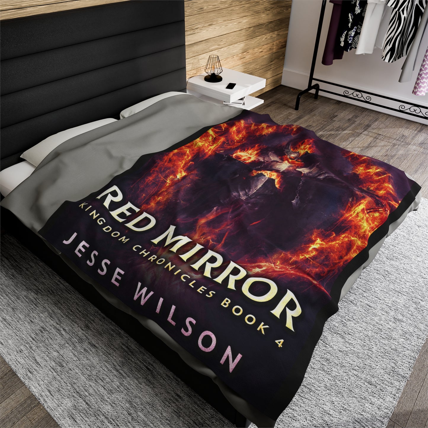 Red Mirror - Velveteen Plush Blanket