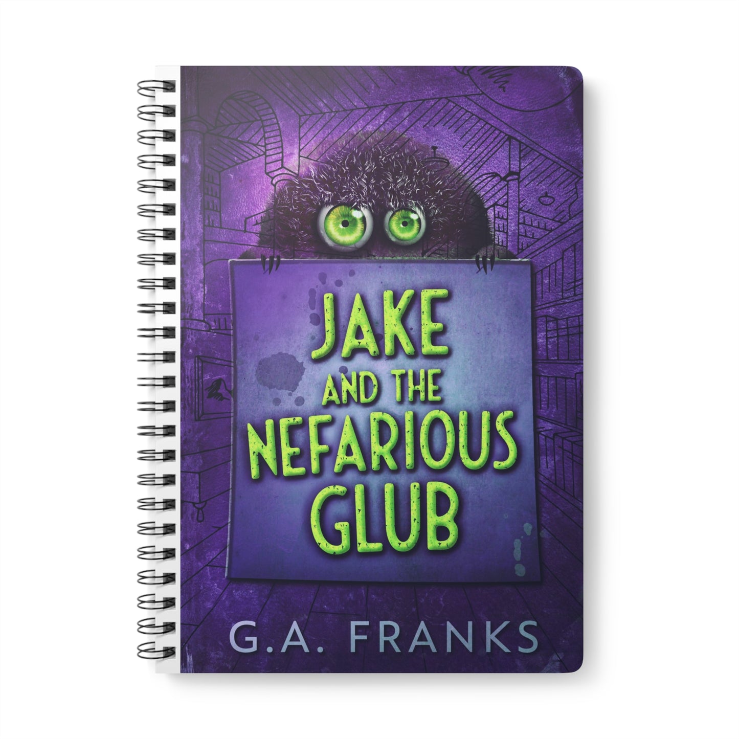 Jake and the Nefarious Glub - A5 Wirebound Notebook