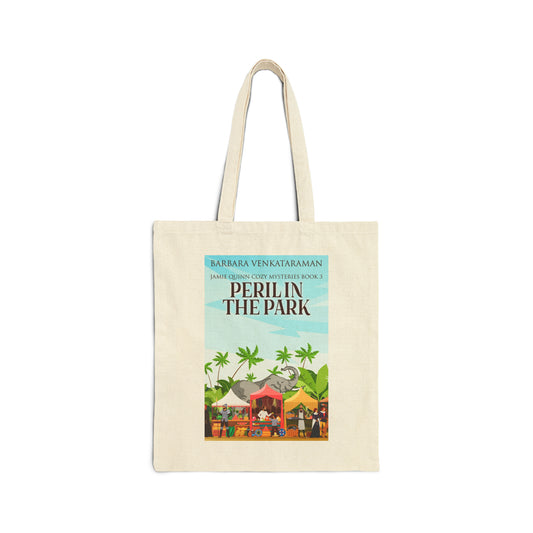 Peril In The Park - Cotton Canvas Tote Bag