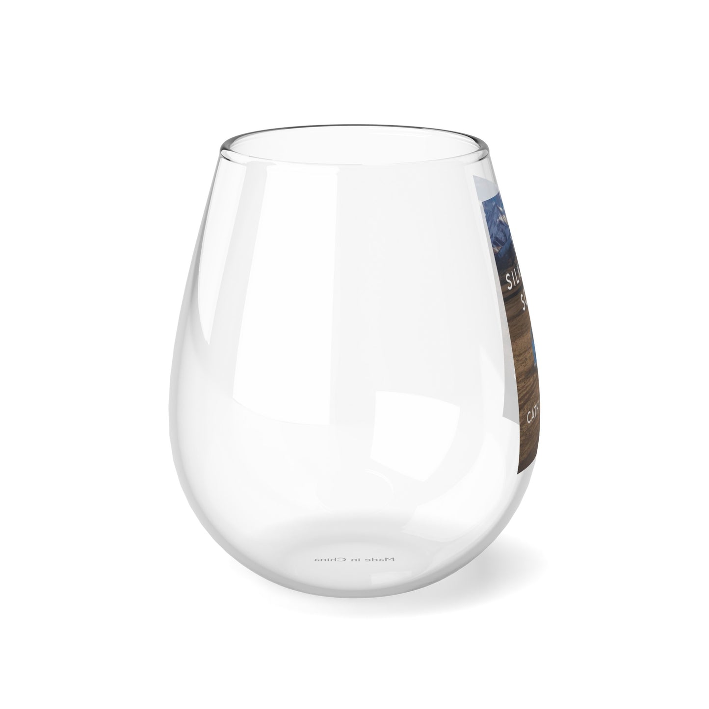 The Silk Road Score - Stemless Wine Glass, 11.75oz