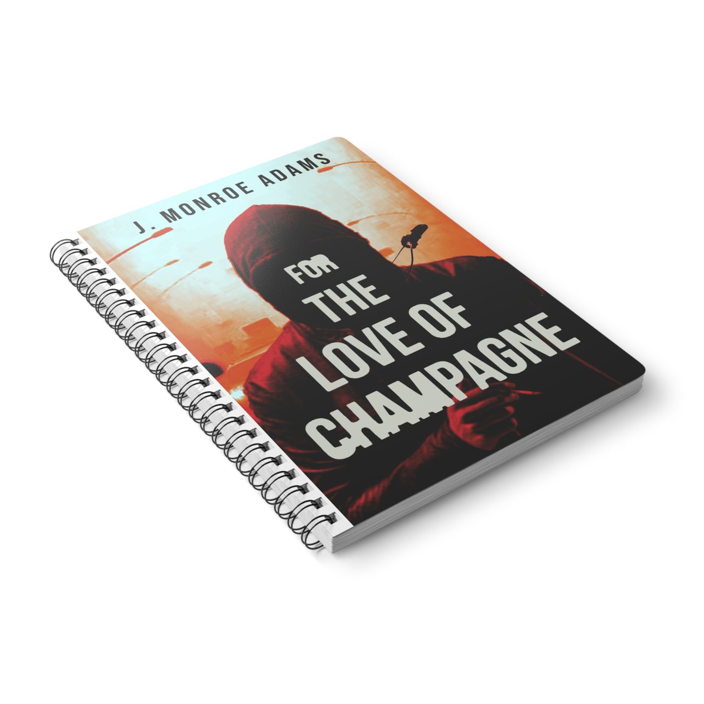 For The Love Of Champagne - A5 Wirebound Notebook