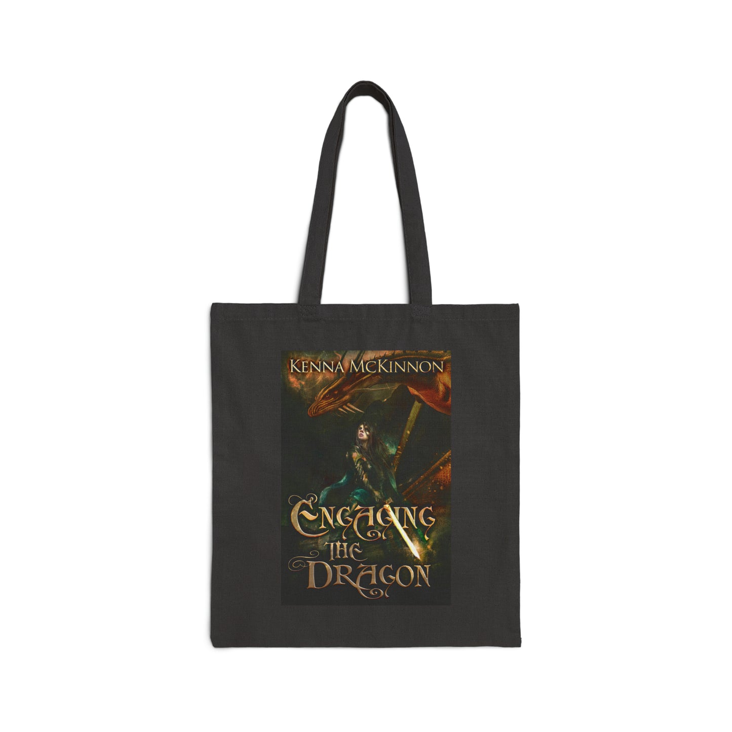 Engaging the Dragon - Cotton Canvas Tote Bag