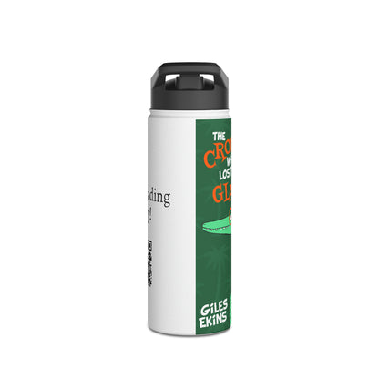 The Crocodile Who Lost His Glasses - Stainless Steel Water Bottle