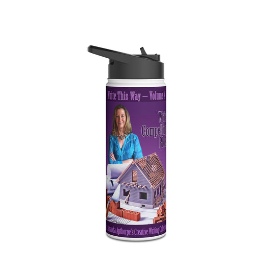 Write Compelling Plots - Stainless Steel Water Bottle