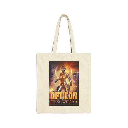 Opticon - Cotton Canvas Tote Bag