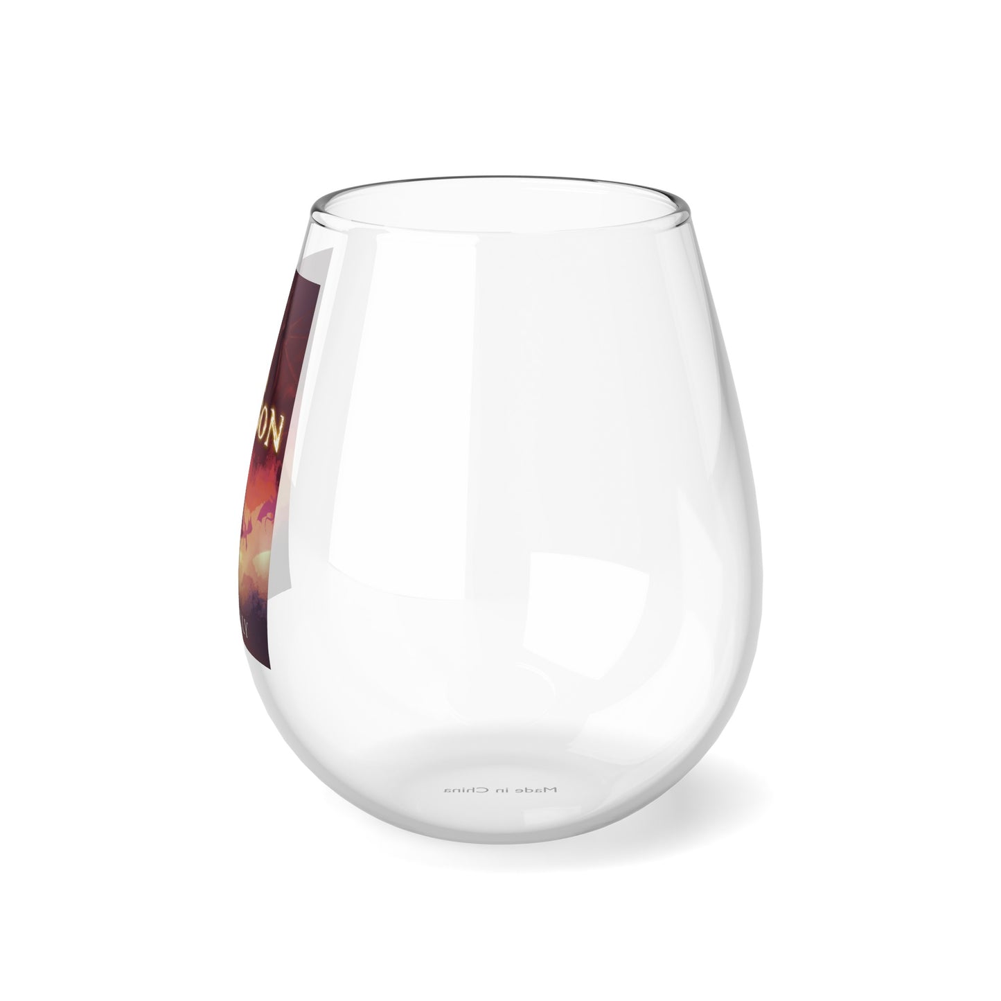 The Dragon - Stemless Wine Glass, 11.75oz