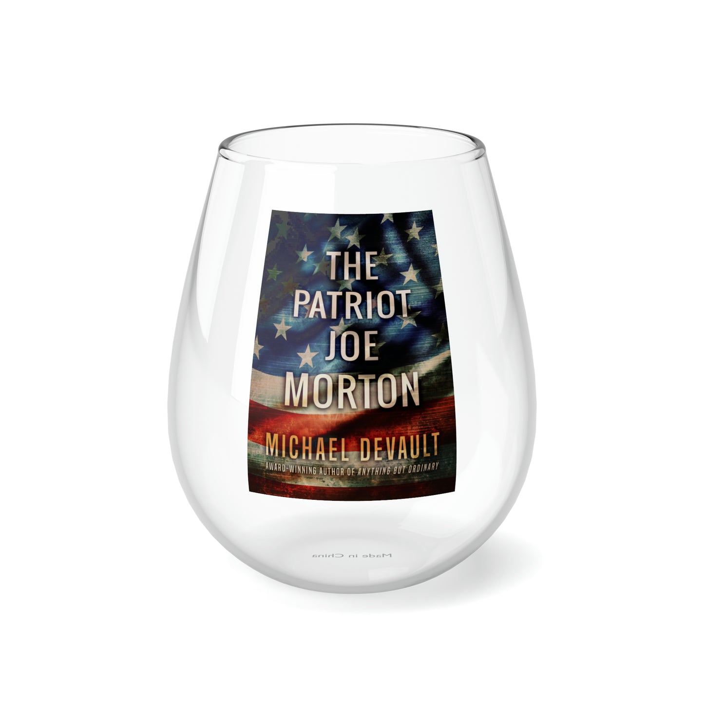 The Patriot Joe Morton - Stemless Wine Glass, 11.75oz