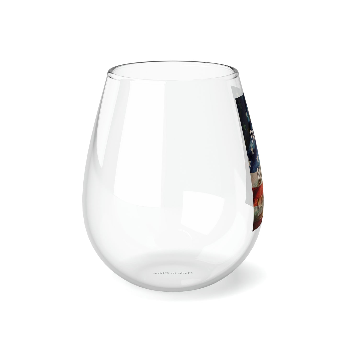 The Patriot Joe Morton - Stemless Wine Glass, 11.75oz