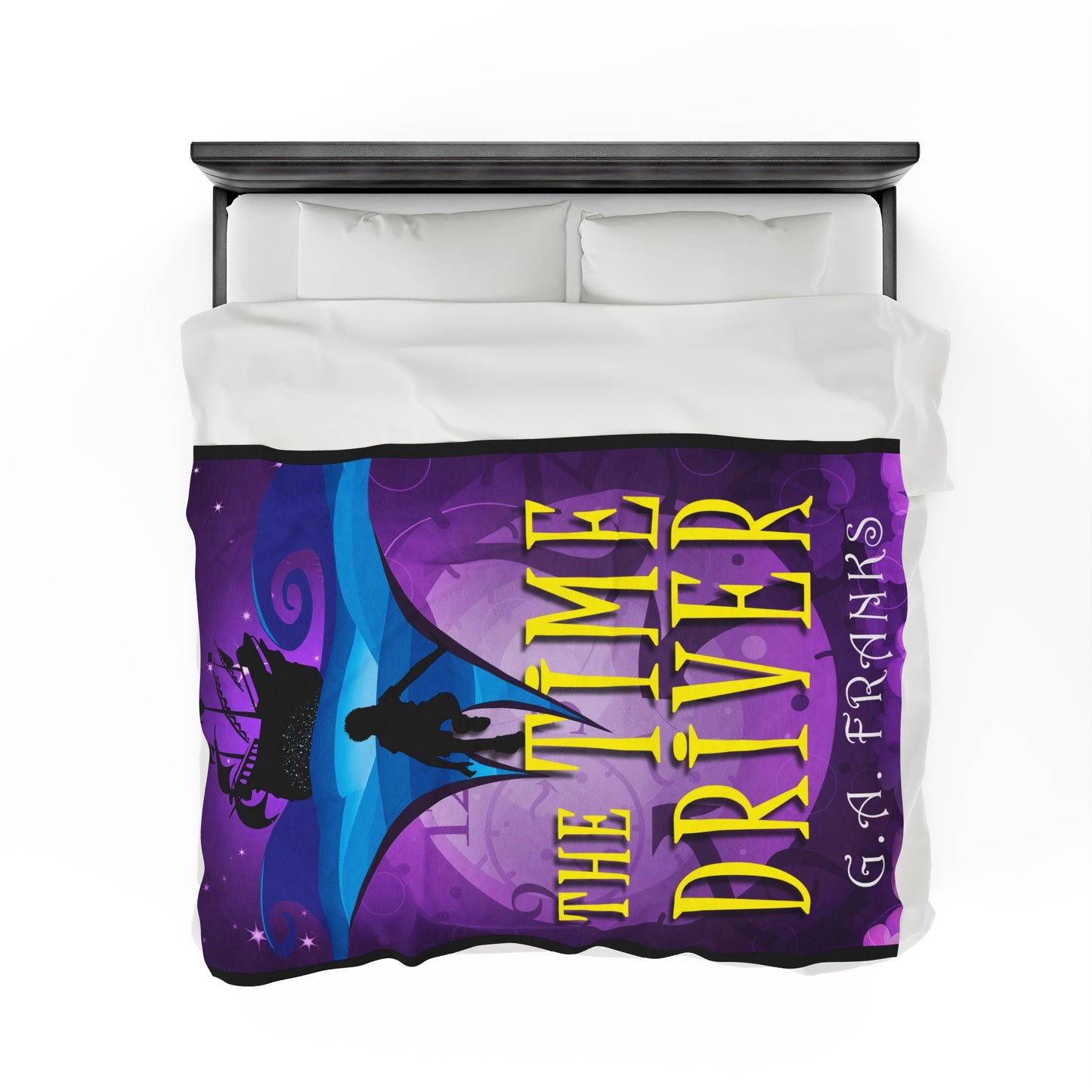 The Time Driver - Velveteen Plush Blanket