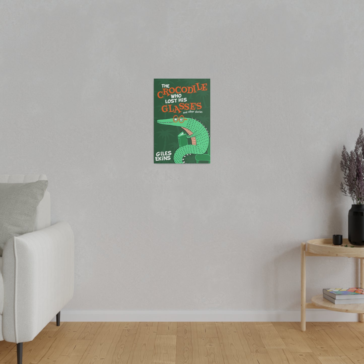 The Crocodile Who Lost His Glasses - Canvas