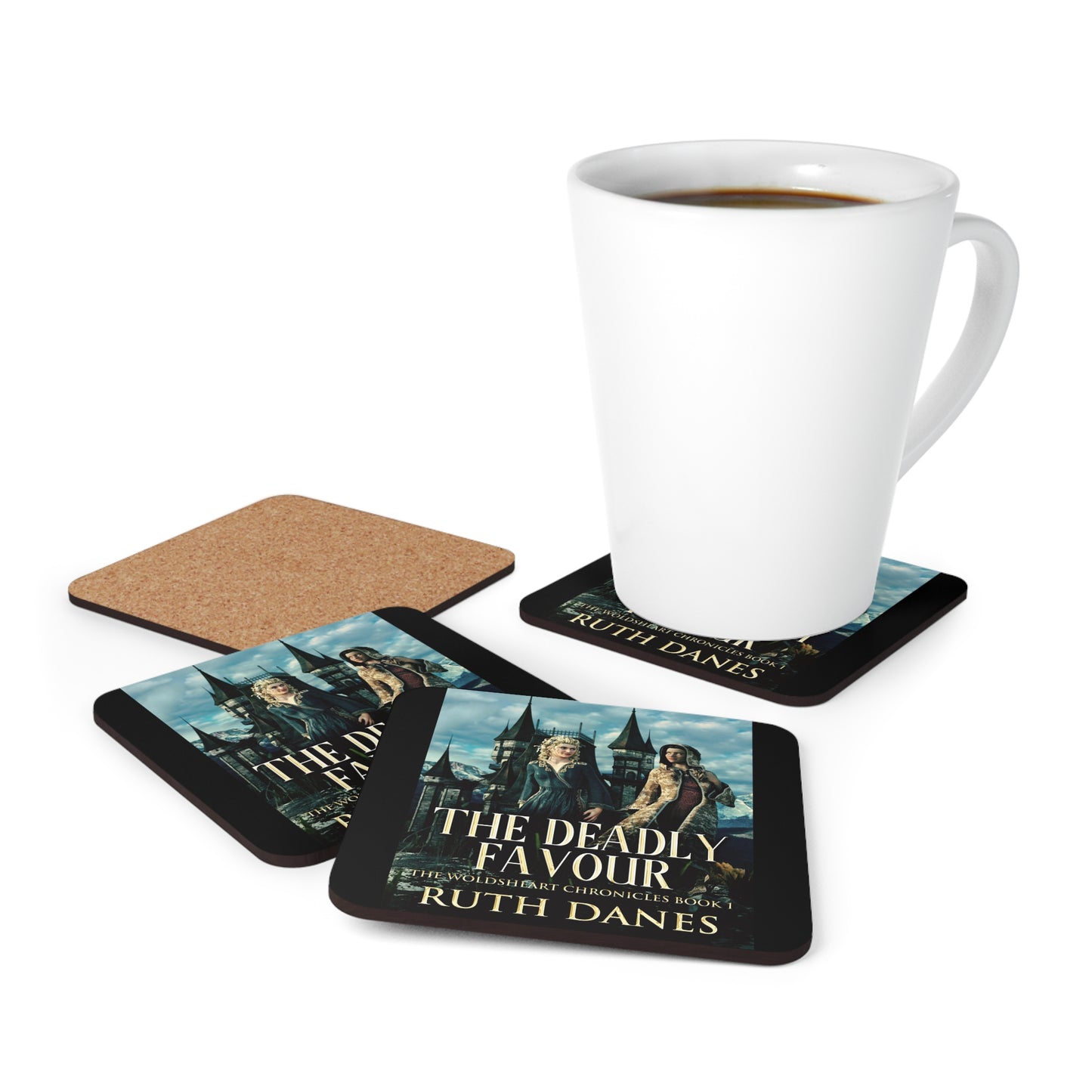 The Deadly Favour - Corkwood Coaster Set