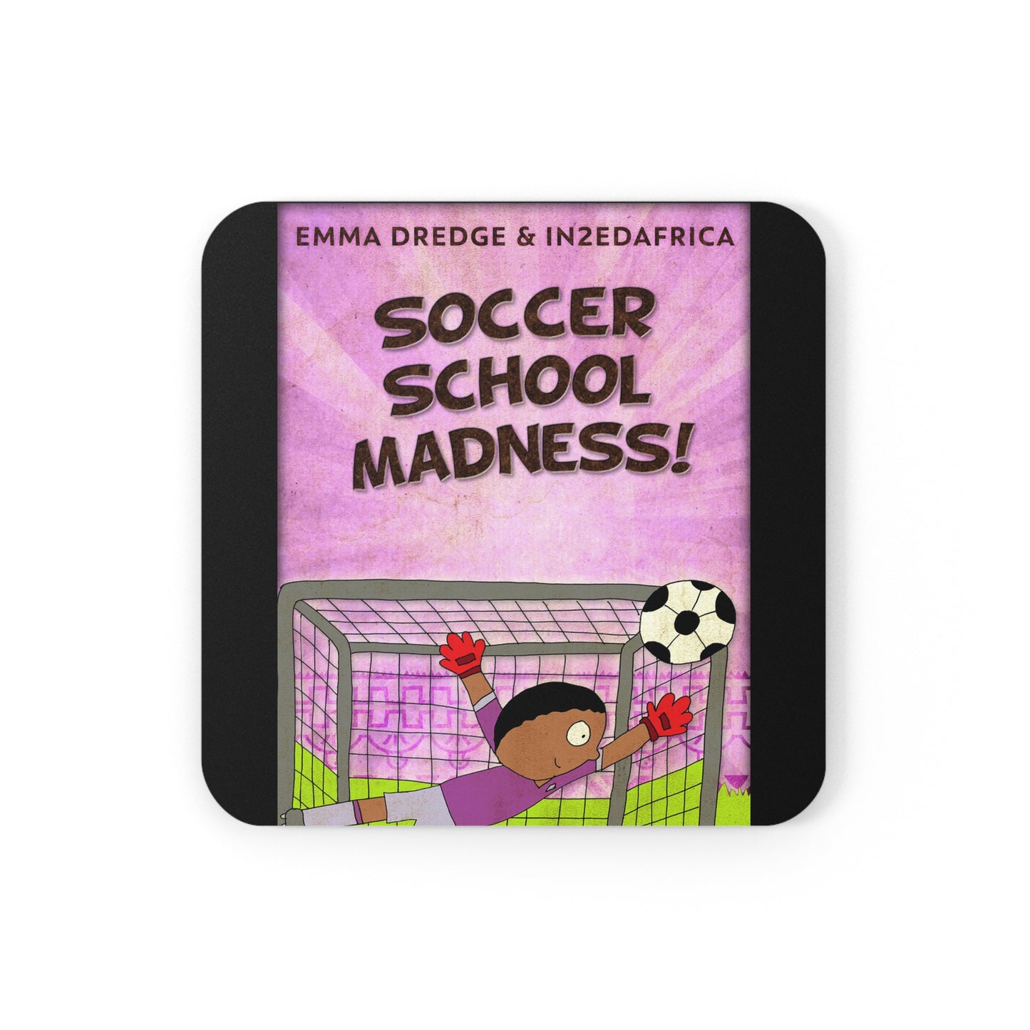 Soccer School Madness! - Corkwood Coaster Set