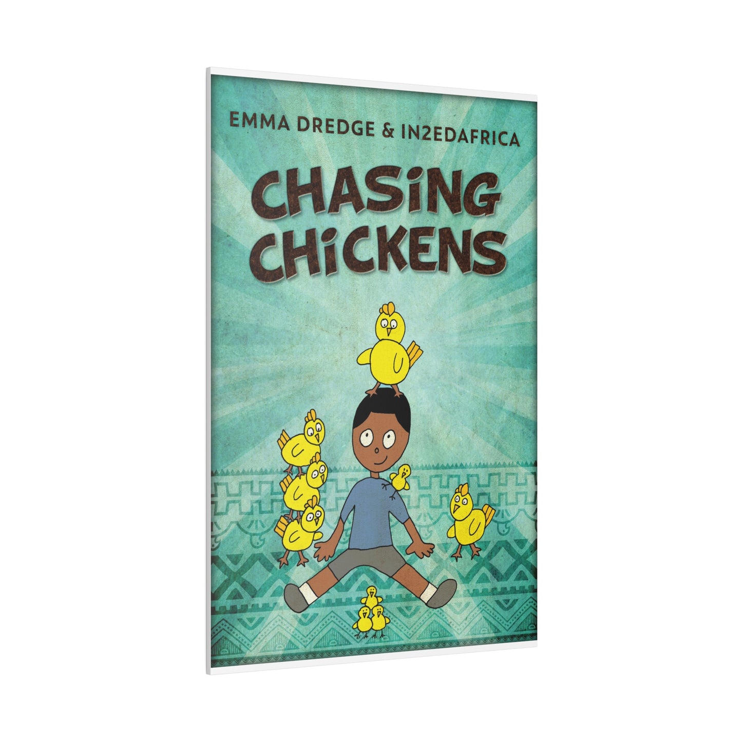 Chasing Chickens - Canvas