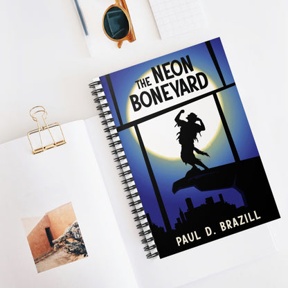 The Neon Boneyard - Spiral Notebook
